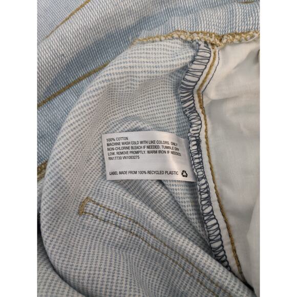 Universal Thread Wide Leg Jeans 2S Blue Light Wash High Rise Drawstring Everyday - Picture 4 of 11